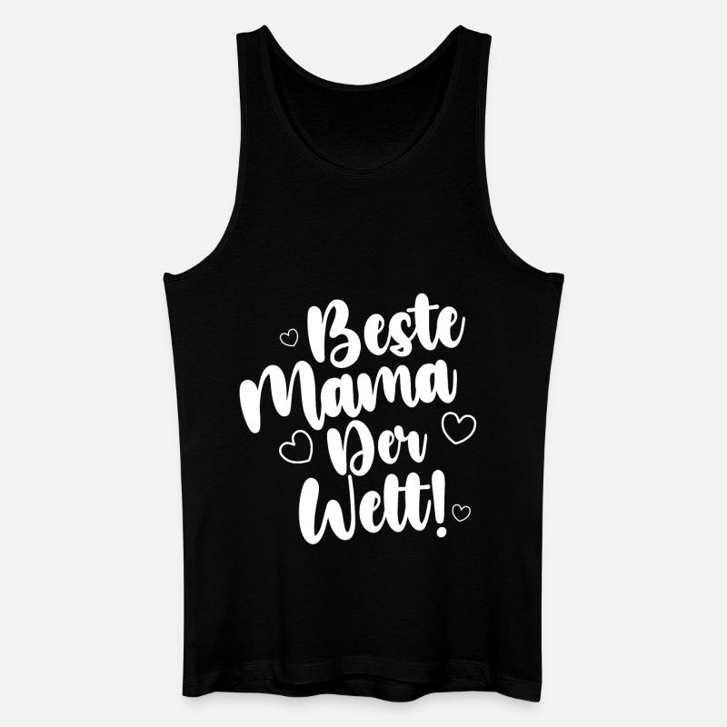 Beste Mama Der Welt! - Männer Bio Tank Top - Schwarz