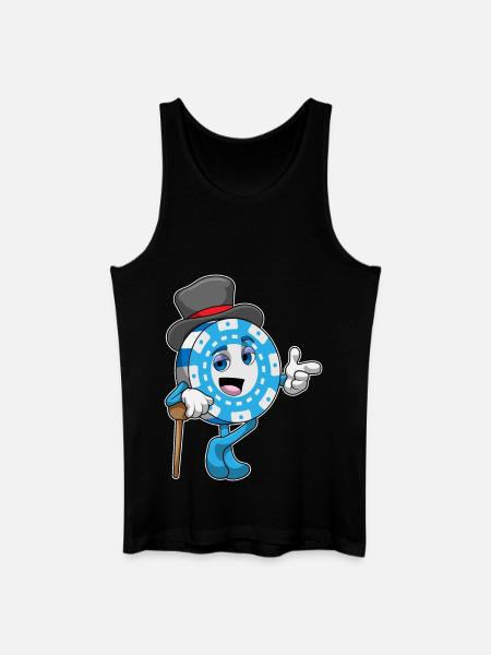 Poker Poker Chips - Men’s Organic Tank Top - black