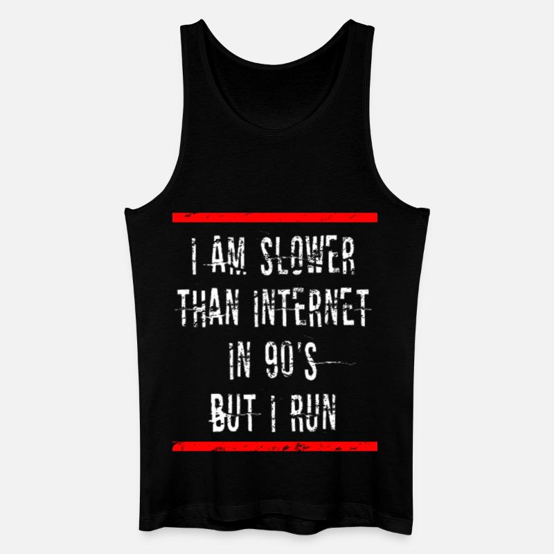 Slow Runner Running Run Gift - Men’s Organic Tank Top - black