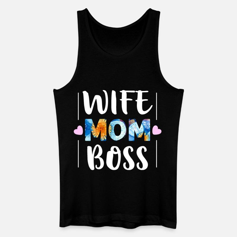 Mama - Männer Bio Tank Top - Schwarz