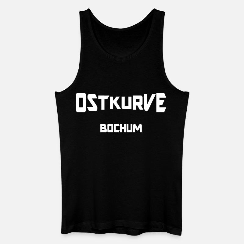 Ostkurve Bochum - Männer Bio Tank Top - Schwarz