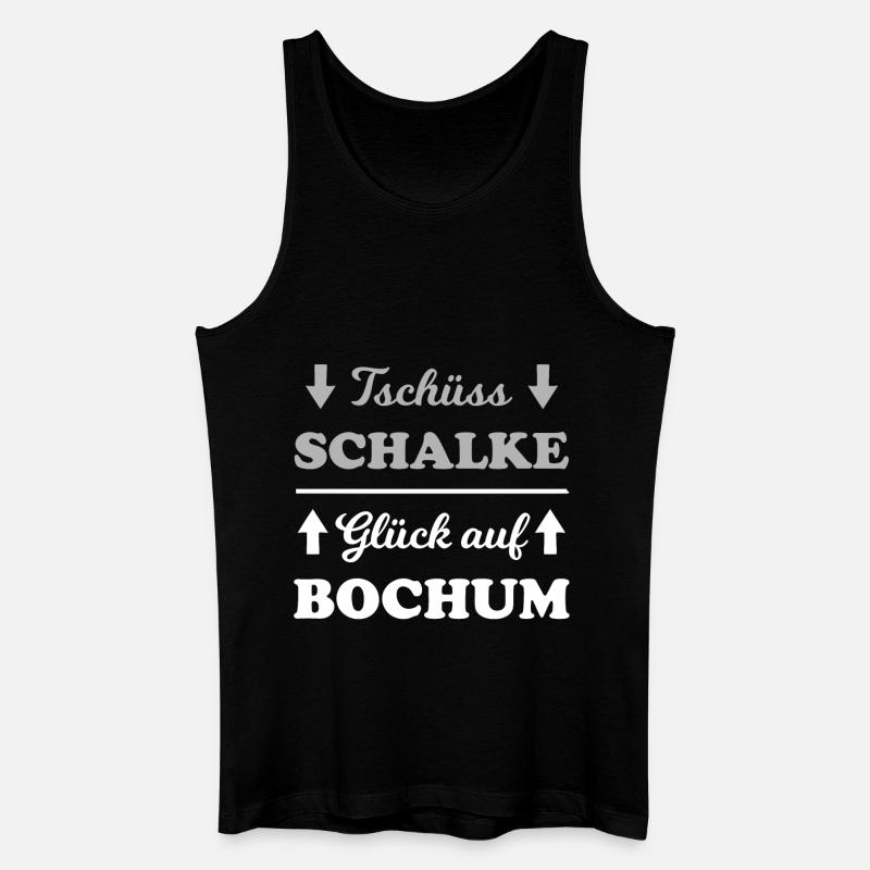 Aufstieg Bochum - Männer Bio Tank Top - Schwarz