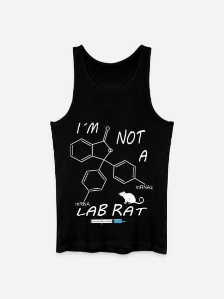 I'm not a lab rat - Men’s Organic Tank Top - black