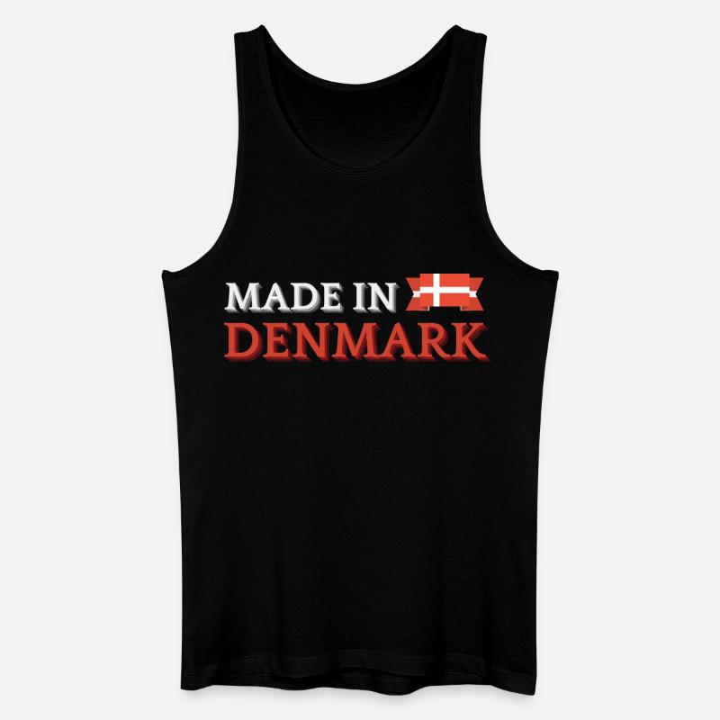 Made in Denmark, Danish pride - Men’s Organic Tank Top - black