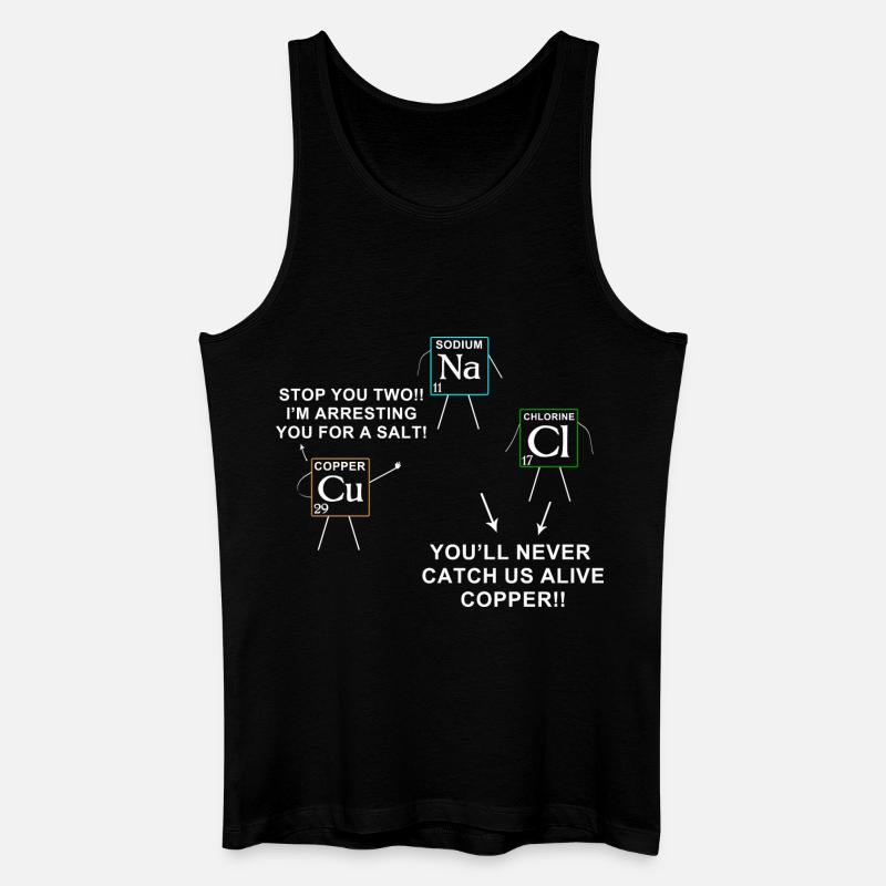 Wissenschaft - Männer Bio Tank Top - Schwarz