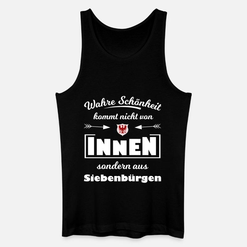 Siebenbürgen - Männer Bio Tank Top - Schwarz