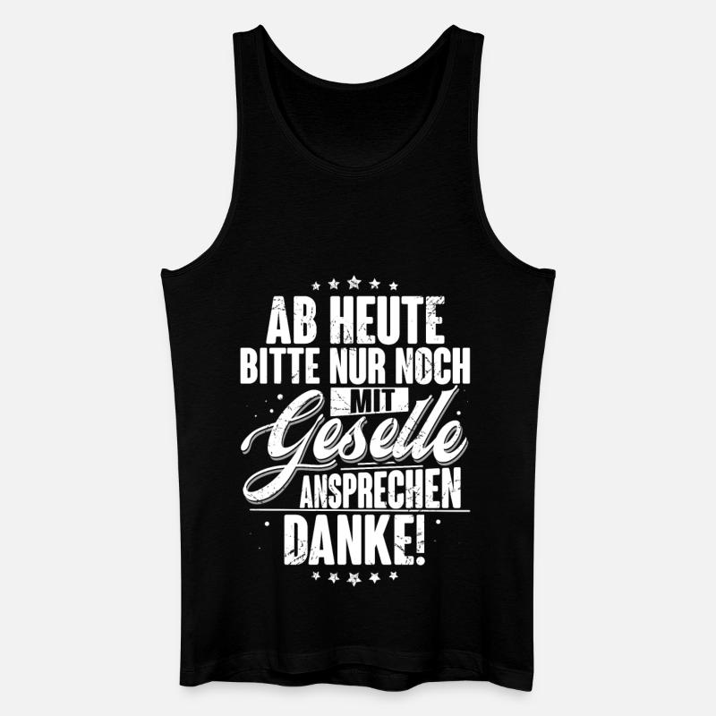 Gesellenprüfung Geselle - Männer Bio Tank Top - Schwarz