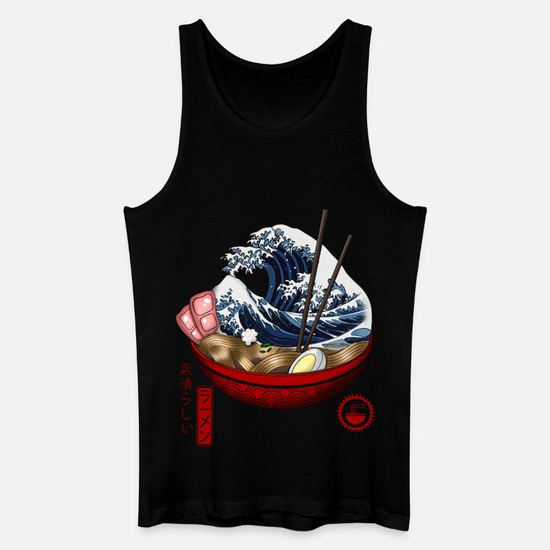 tolle Ramen - Männer Bio Tank Top - Schwarz