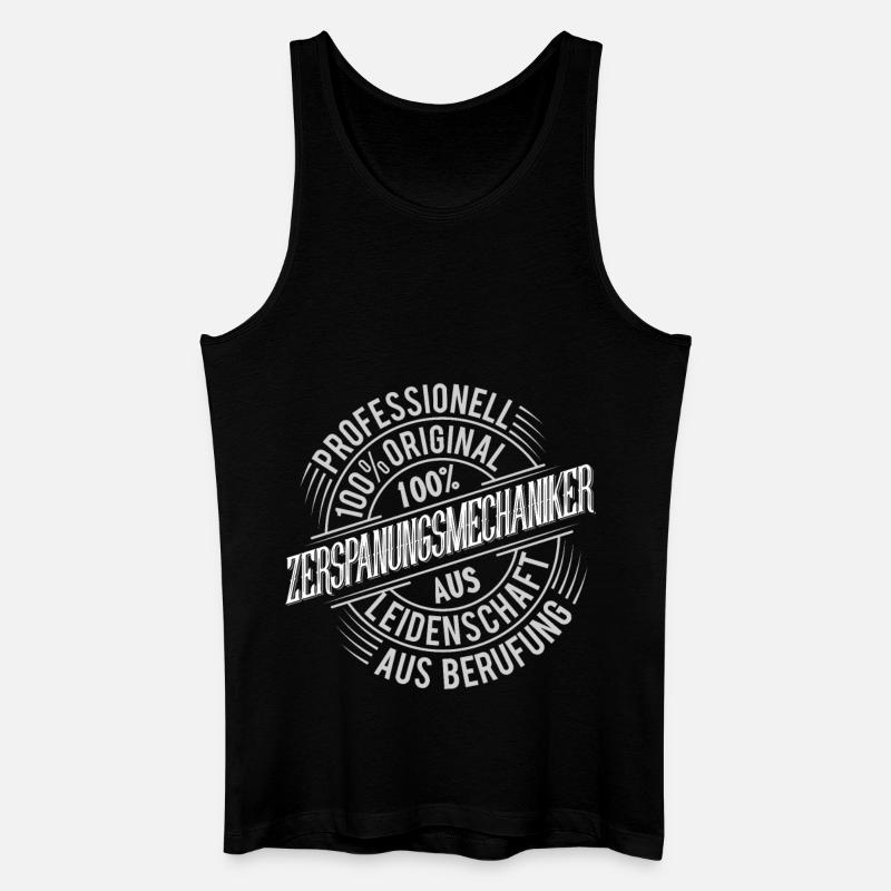Zerspanungsmechaniker - Männer Bio Tank Top - Schwarz
