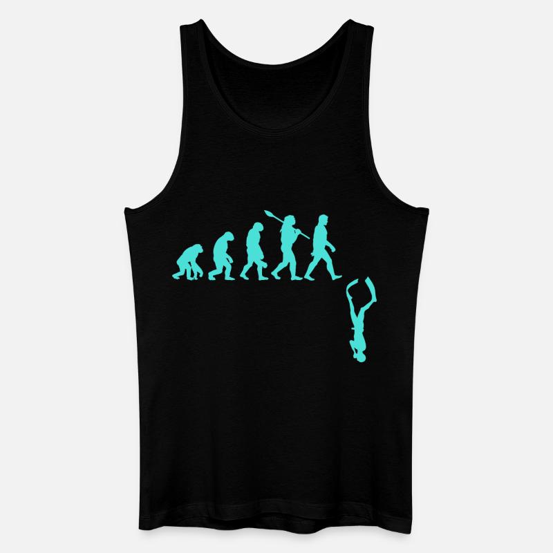 Évolution de l’apnée - Débardeur bio Homme - noir