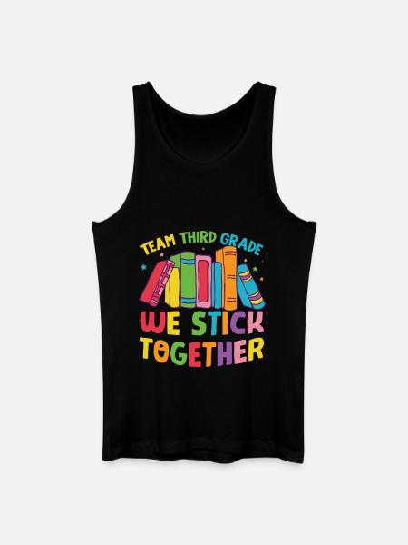 Team Third Grade Back To School - Men’s Organic Tank Top - black