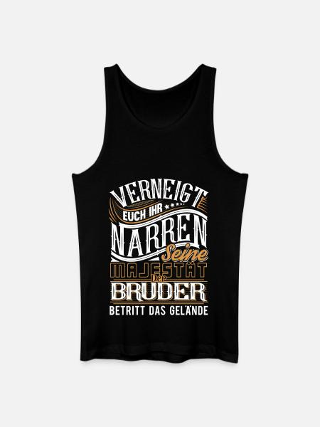 Bruder - Männer Bio Tank Top - Schwarz