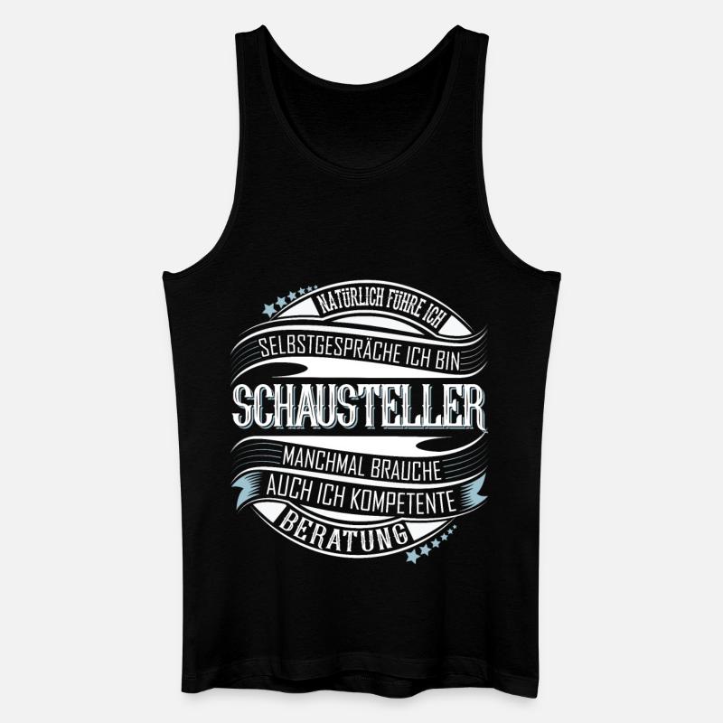 Schausteller - Männer Bio Tank Top - Schwarz
