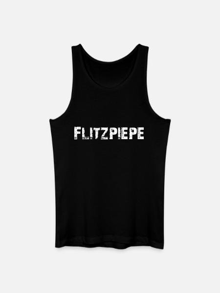 Flitzpiepe - Männer Bio Tank Top - Schwarz