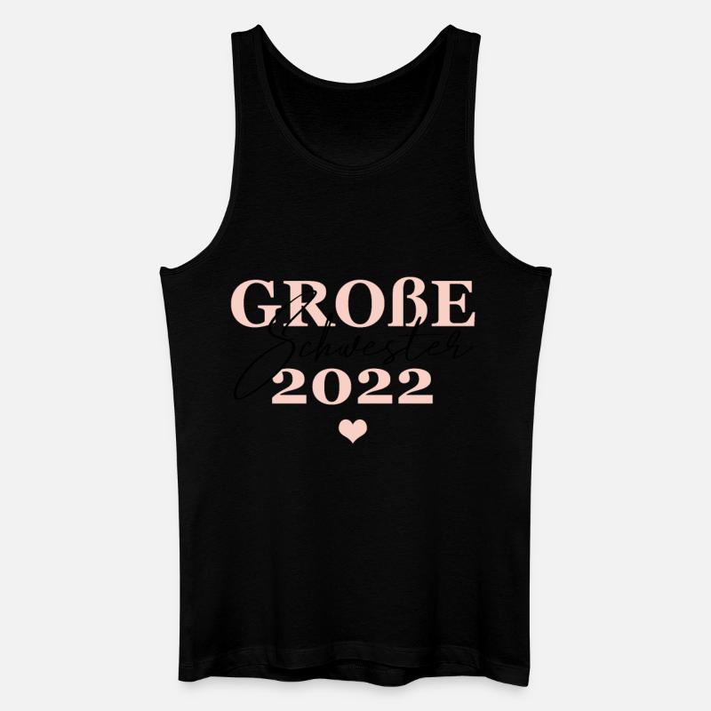 Große Schwester 2022 - Männer Bio Tank Top - Schwarz