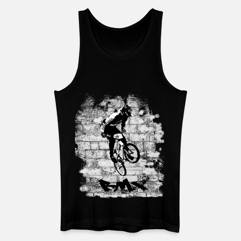 Vélo BMX - Débardeur bio Homme - noir