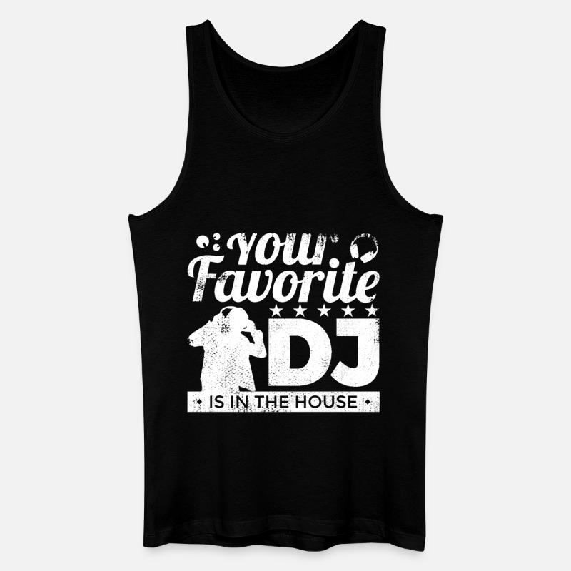 Lieblings-DJ - Männer Bio Tank Top - Schwarz