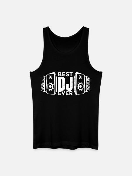 Best DJ - Men’s Organic Tank Top - black