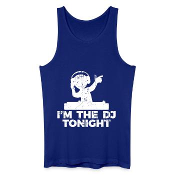 Disc Jockey Joke - Men’s Organic Tank Top - royal blue - Front