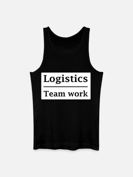 Logistician Teamwork - Men’s Organic Tank Top - black