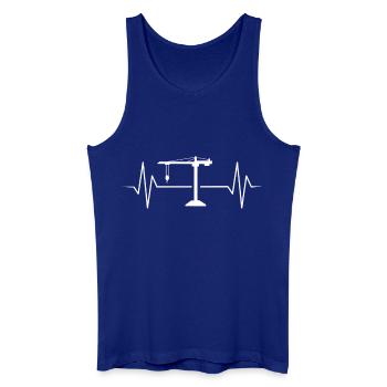 Crane - Men’s Organic Tank Top - royal blue - Front