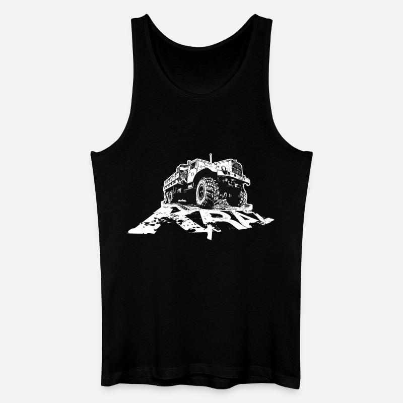 KRAZ Schriftzug - Männer Bio Tank Top - Schwarz