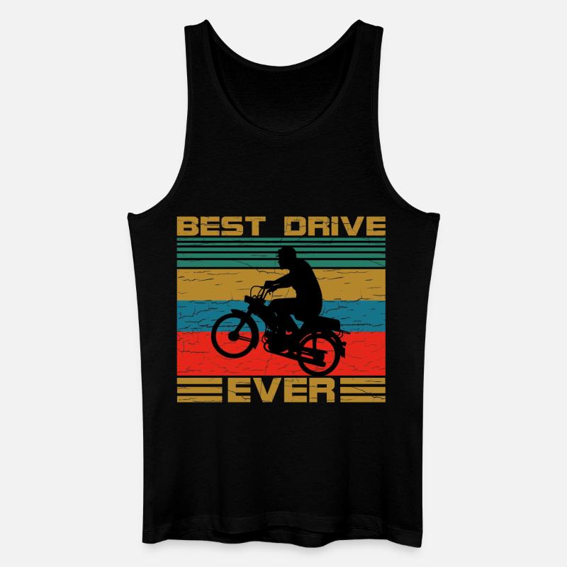 Zweitakter Retro - Männer Bio Tank Top - Schwarz