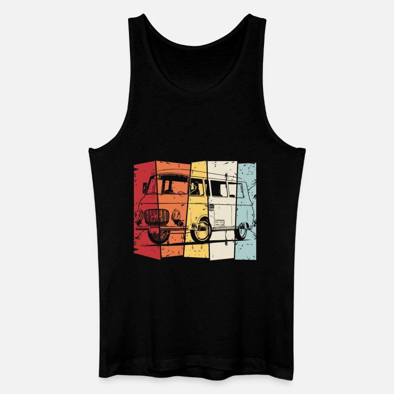Barkas - Männer Bio Tank Top - Schwarz