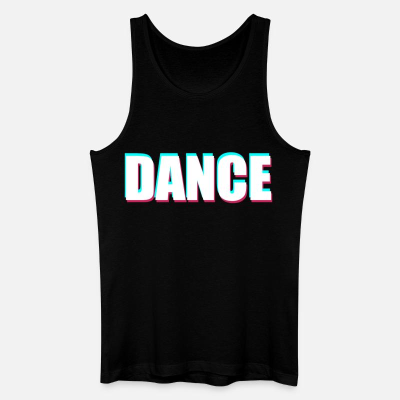Dance - Männer Bio Tank Top - Schwarz