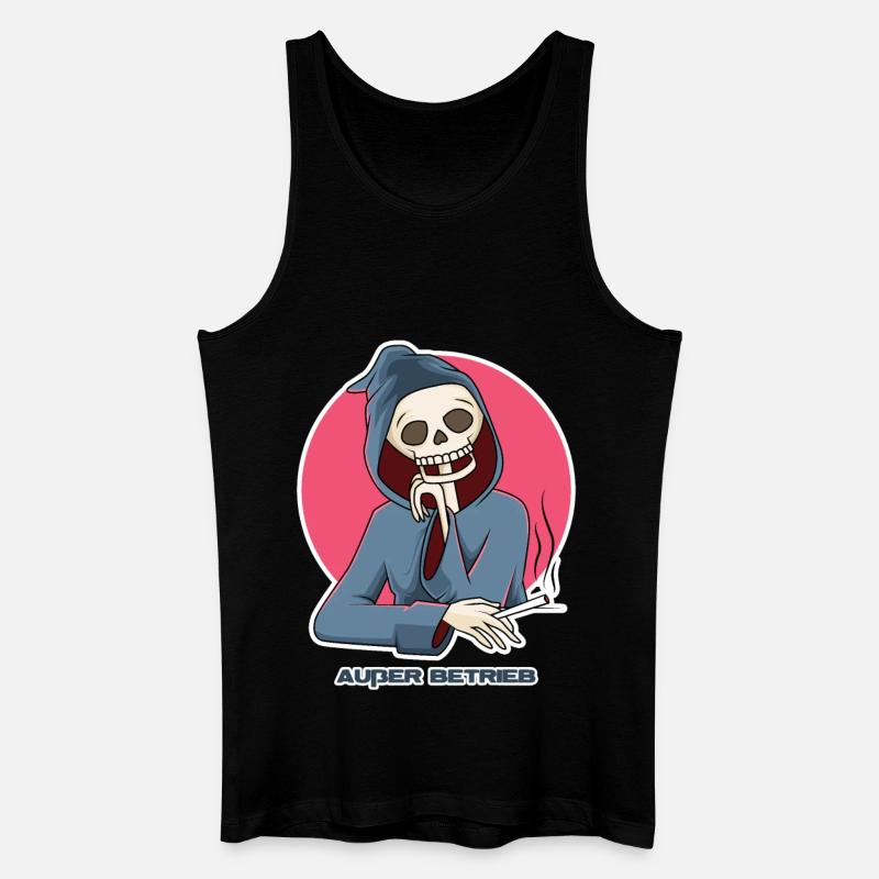 Außer Betrieb - Männer Bio Tank Top - Schwarz