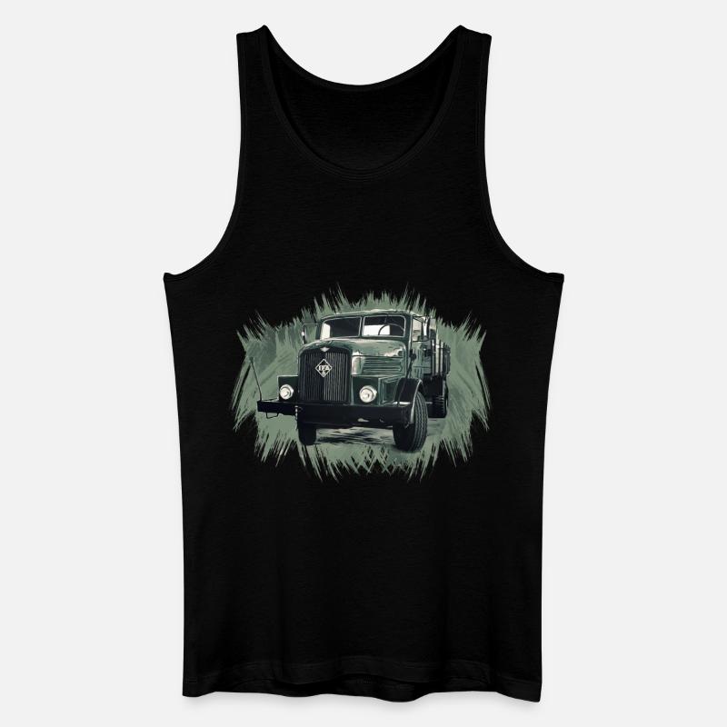 Pritschenwagen IFA H6 - Männer Bio Tank Top - Schwarz