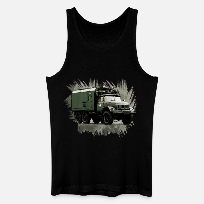 ZIL 131 KO - Männer Bio Tank Top - Schwarz