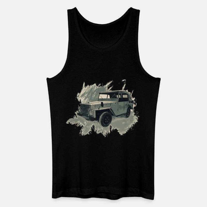 P-2-M - Männer Bio Tank Top - Schwarz