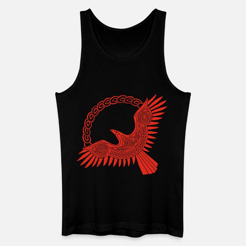 roter wikingeradler - Männer Bio Tank Top - Schwarz