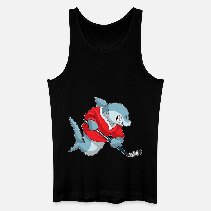 Hai Eishockey Eishockeyschläger - Men’s Organic Tank Top - black