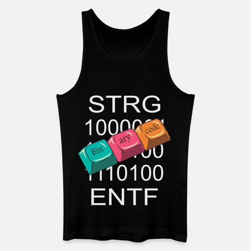 Computer Nerd - Men’s Organic Tank Top - black