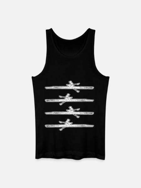 Rowing Rower Rowing Boat - Men’s Organic Tank Top - black