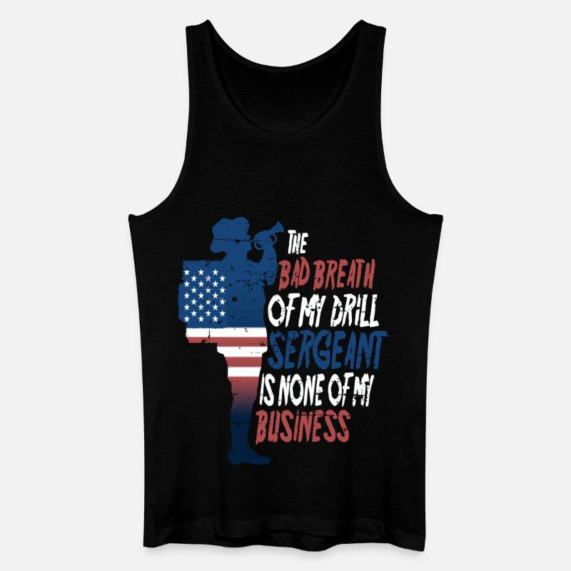 Drill Sergeant - Men’s Organic Tank Top - black