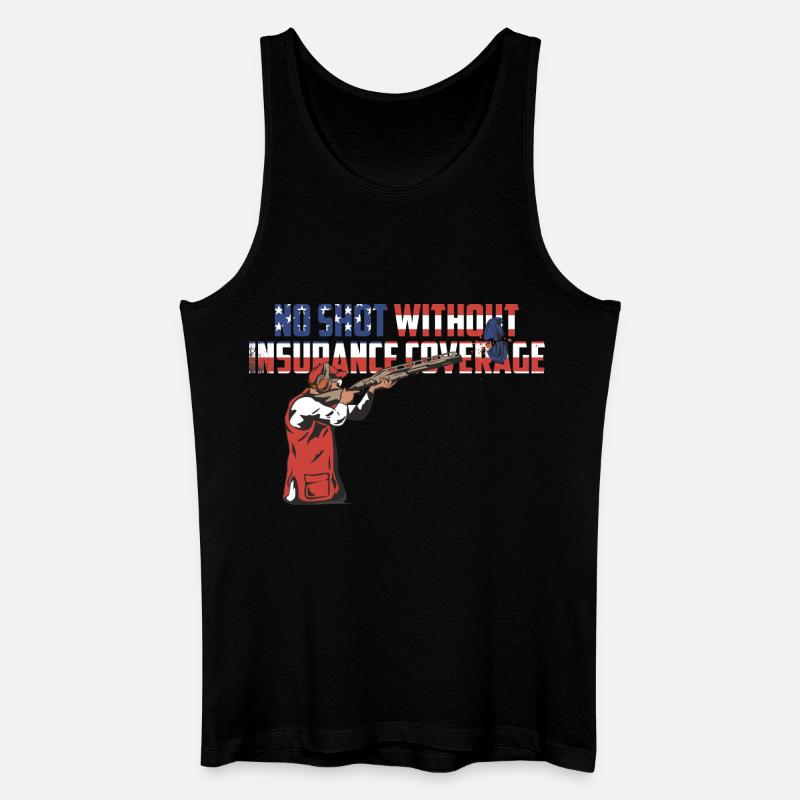 Tontaubenschießen - Männer Bio Tank Top - Schwarz