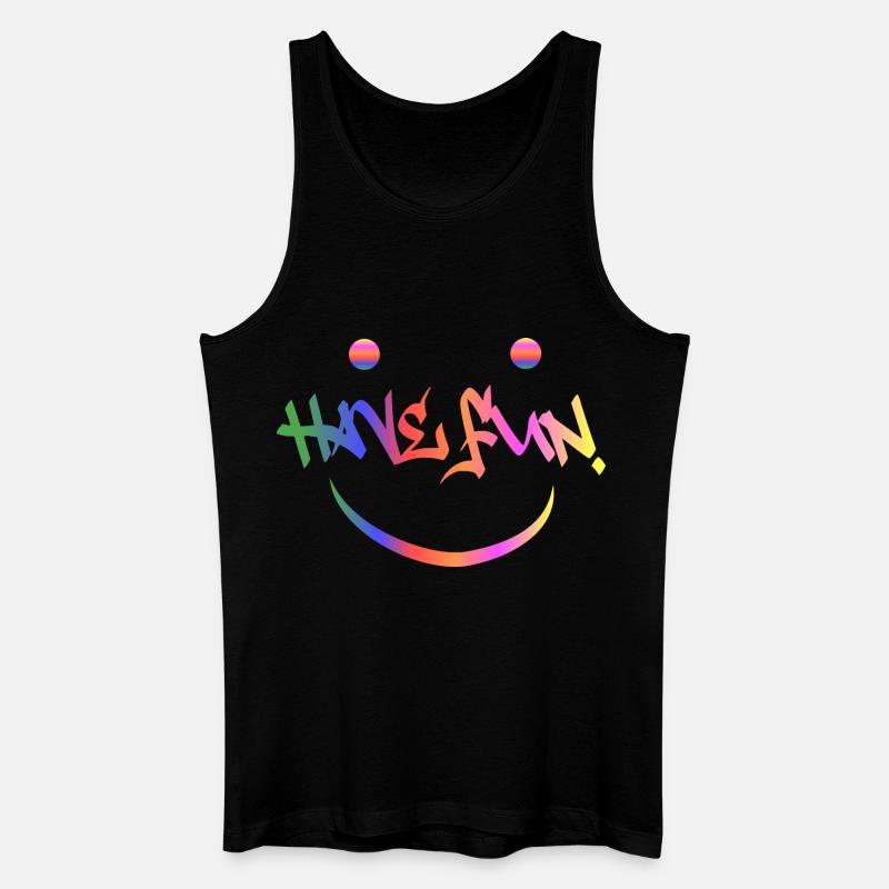 Hab Spaß - Männer Bio Tank Top - Schwarz