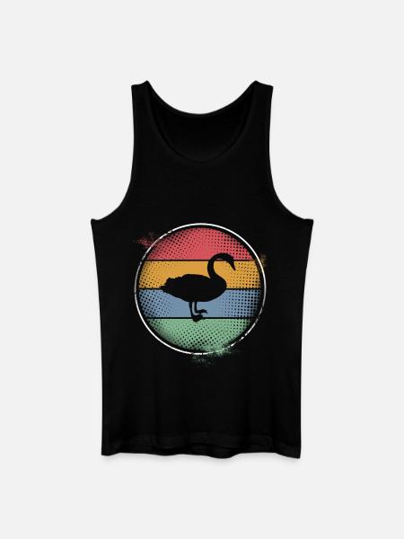 Swan - Men’s Organic Tank Top - black