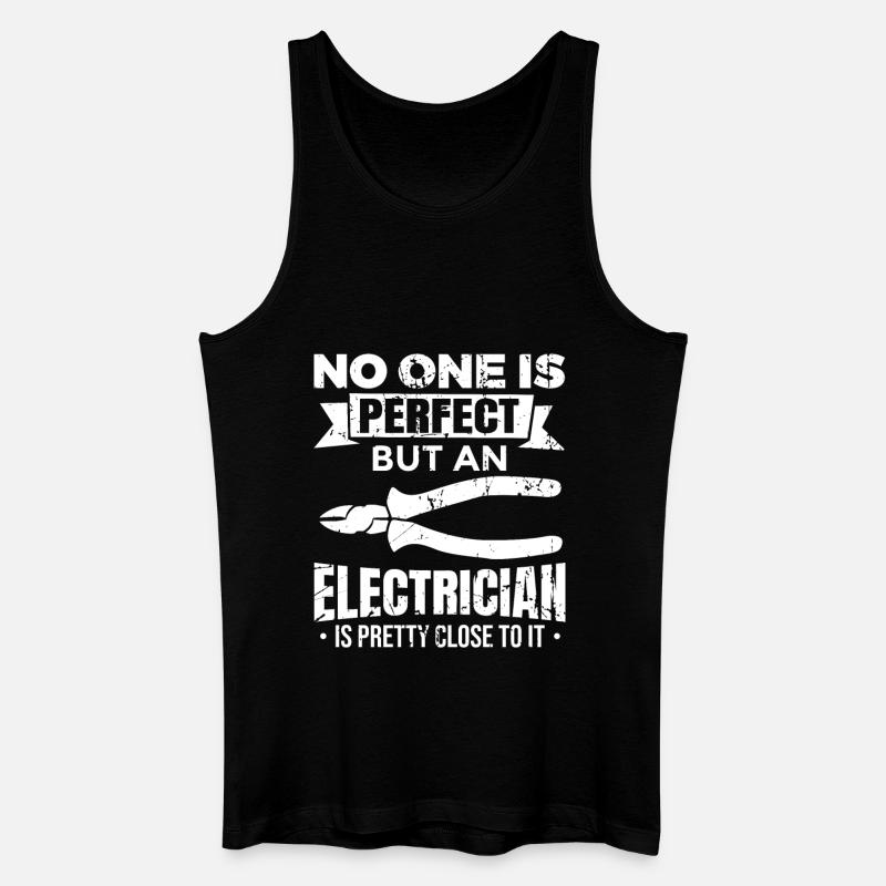Elektroingenieur Witz - Männer Bio Tank Top - Schwarz