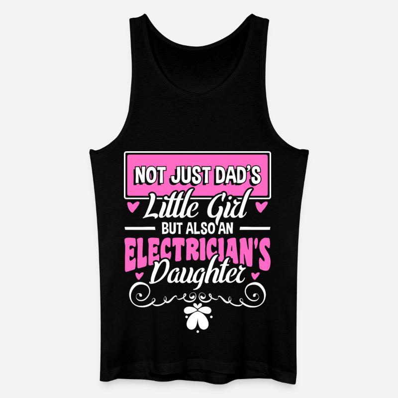 Elektrikerin - Männer Bio Tank Top - Schwarz