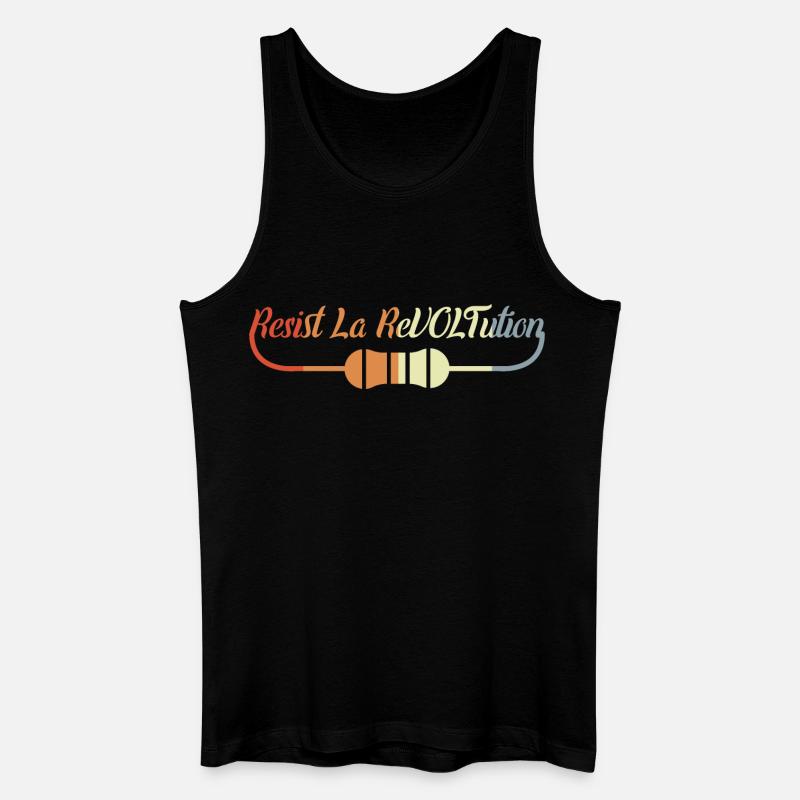 Lustiger Elektriker Spruch - Männer Bio Tank Top - Schwarz