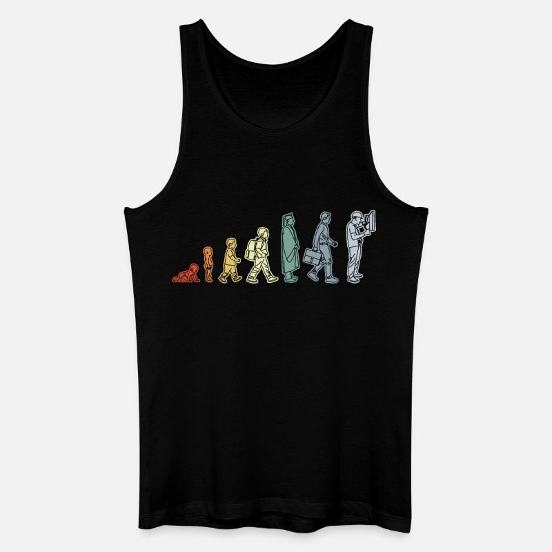 Elektriker Lebenszyklus - Männer Bio Tank Top - Schwarz