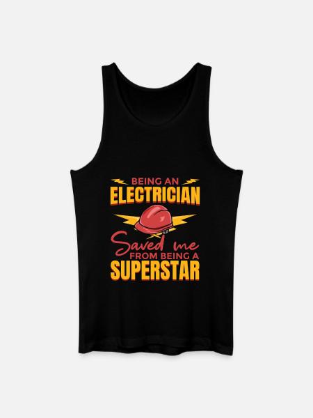 Electrical Engineer Witz - Men’s Organic Tank Top - black