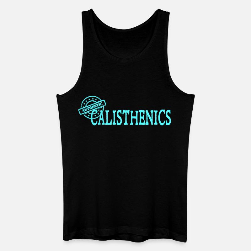 Calisthenics - Männer Bio Tank Top - Schwarz