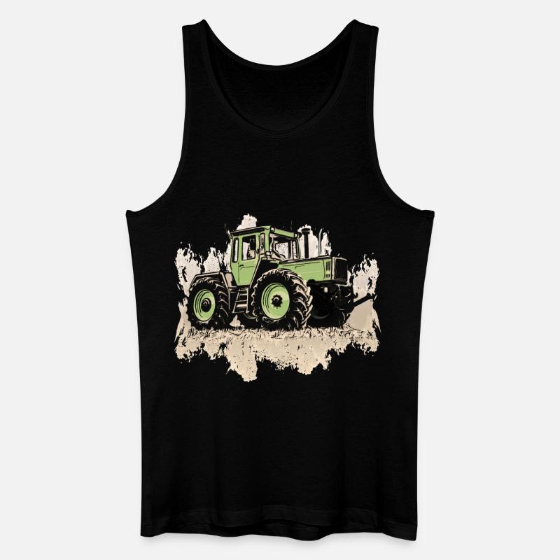 MB trac 1300 turbo | Traktor - Männer Bio Tank Top - Schwarz