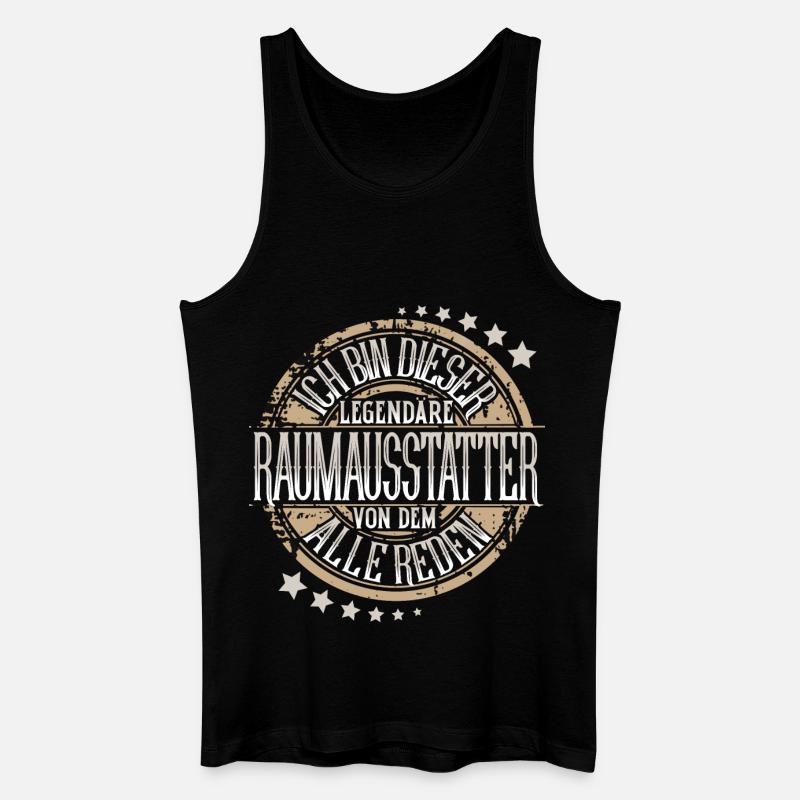Raumausstatter - Männer Bio Tank Top - Schwarz