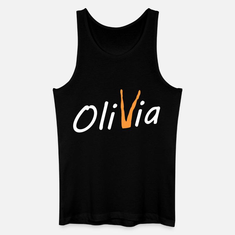 Olivia Bein - Männer Bio Tank Top - Schwarz